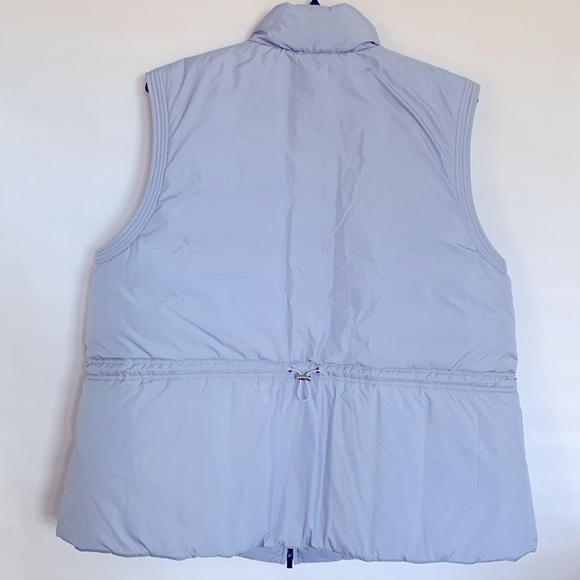Lafayette 148 NY Recycled Poly Reversible Puffer Vest 3X NWT Wild Bluet - Picture 7 of 12